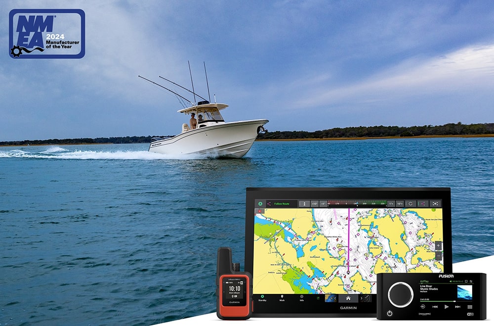 Garmin 10-й год подряд получает звание «Производитель года» по версии NMEA